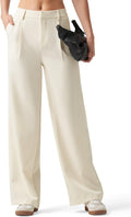womens work pants wide leg dress pants high waisted casual business office pants slacks 29 31