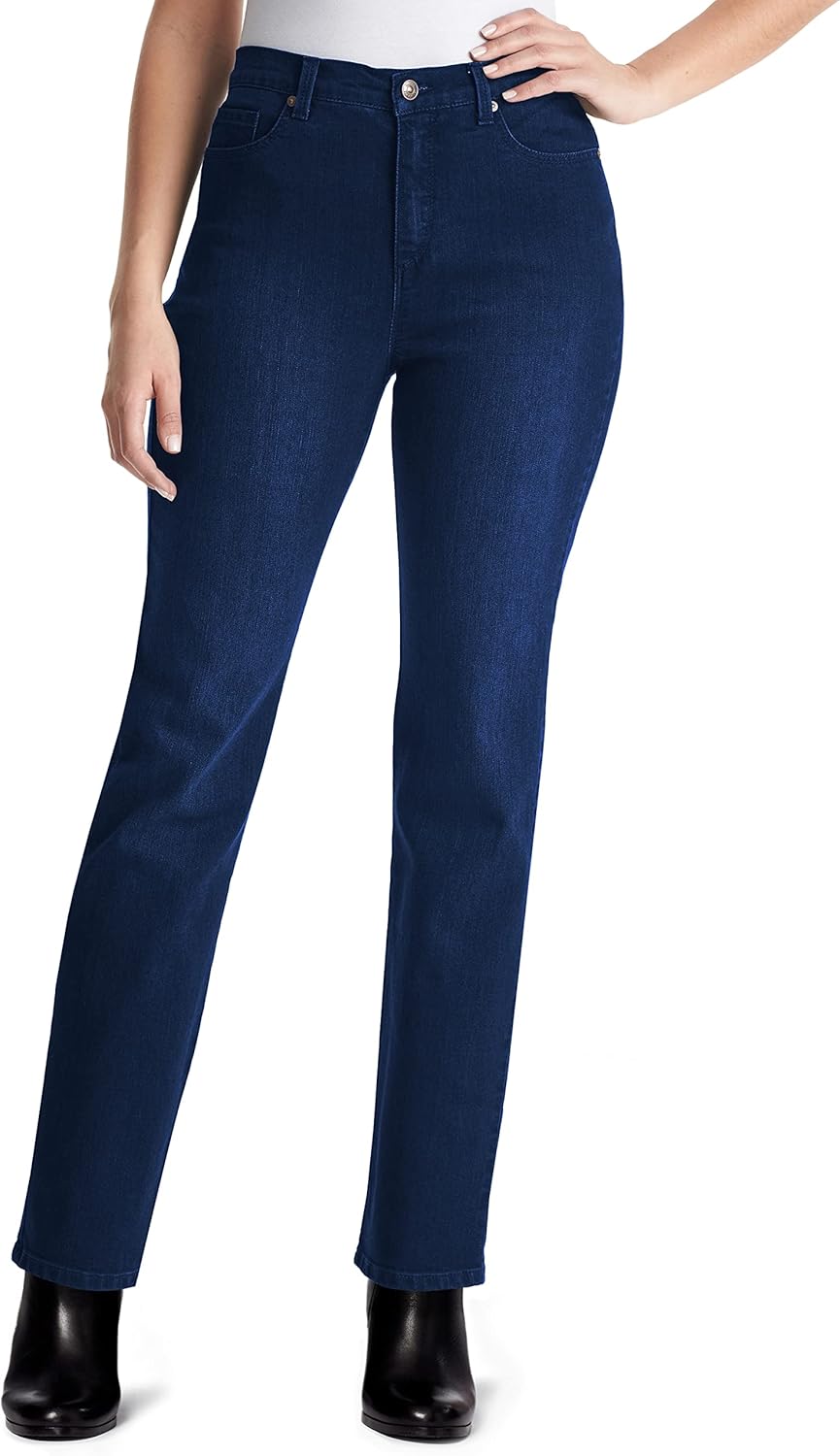 women classic high rise tapered jean