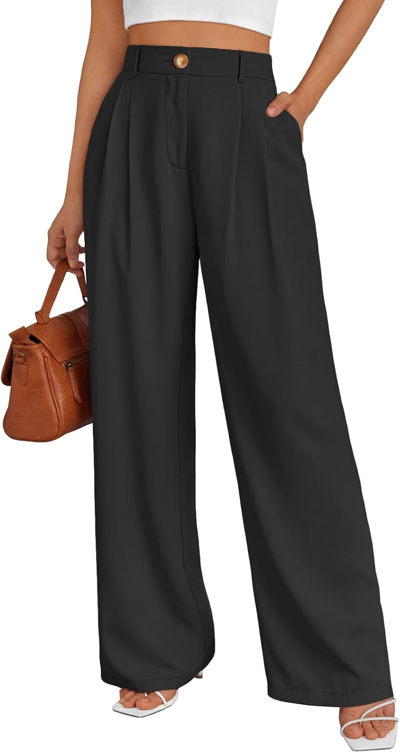 womens wide leg dress pants business casual work outfits