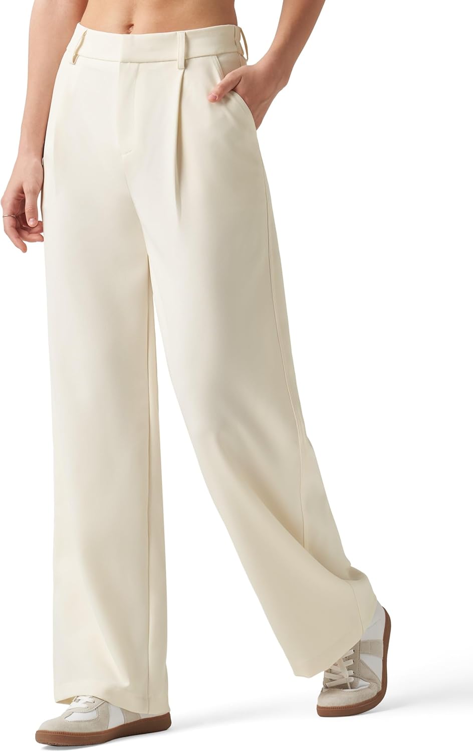 womens work pants wide leg dress pants high waisted casual business office pants slacks 29 31